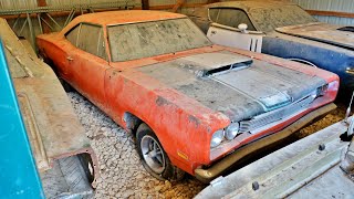 RARE MOPAR BARN FINDS sitting in Missouri [upl. by Guerra357]