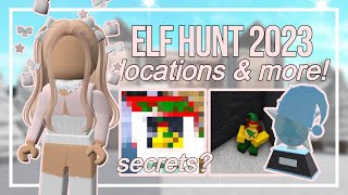 How To Prepare For The Bloxburg ELF HUNT 2023  Locations Trophy amp FREE Money [upl. by Icats]