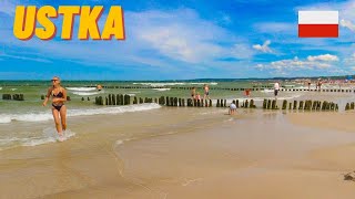 USTKA BEACHUSTKA PLAŻA POLAND I 4K60FPS [upl. by Aromas]