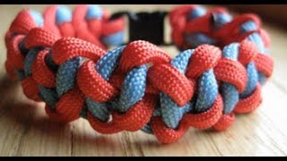 How to make a TIATs Cobbled Solomon Paracord Bracelet [upl. by Ttenna]