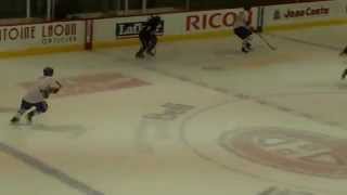 Francois Brisebois Highlights  Habs Development Camp 2010 [upl. by Kcerred]