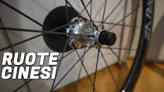 Ruote Bici Cinesi in Carbonio Elitewheels Drive 50v 945€ con Raggi in Carbonio [upl. by Cloots]