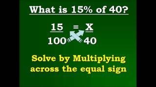 Equations and Percents Video 1 of 5 [upl. by Rhyne]