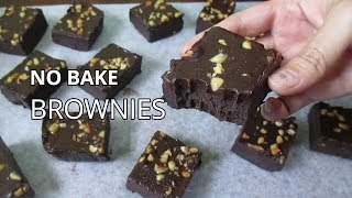 No Bake Brownies  How to Make Brownies Without Oven [upl. by Sugna]