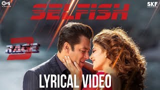 Selfish  Race 3  Atif Aslam  Lulia Vantur  Salman Khan Bobby Deol [upl. by Ynohtnakram]