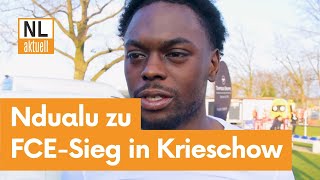 FC Energie Cottbus  Rudolf Ndualu nach Pokalfight gegen VfB Krieschow [upl. by Eiramyelhsa175]