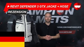 Revit Defender 3 GTX Jacke und Hose  Rezension  ChampionHelmetscom [upl. by Leorsiy]