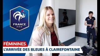 Equipe de France Féminine  larrivée des joueuses à Clairefontaine I FFF 2019 [upl. by Warden]