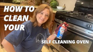 How to Clean your Self Cleaning oven using Easy Off Fume Free [upl. by Callum390]