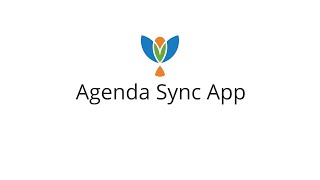 Agenda Sync App [upl. by Nyllij]