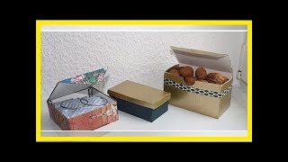 Schachteln basteln Eine Anleitung für einfach schöne Geschenkverpackung [upl. by Noli206]