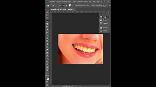 Blanquear dientes en Photoshop  Tutorial 1 minuto short photoshop tutorialphotoshop [upl. by Lytsirk]