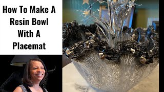 Must See   Step By Step How To Make A Resin Bowl With A Placemat  Easy Resin Art Tutorial [upl. by Lily234]