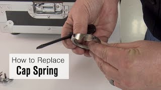 How to Replace a Cap Spring on the Ultrafeed Sewing Machine [upl. by Asikal443]