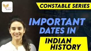 LEC17 IMPORTANT DATES IN INDIAN HISTORY  JKP CONSTABLE by Yashodhra maam [upl. by Ennaegroeg]