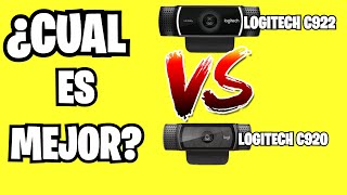 ✅LAS MEJORES WEBCAMS PARA STREAMERS  LOGITECH C920 VS LOGITECH C922 ✅ [upl. by Wernsman169]