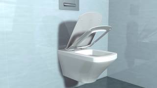 Duravit DuraStyle WC Sitz und Deckel mit SoftClose  SHKbadshop [upl. by Atinauq]