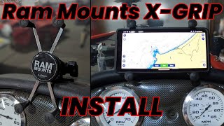 Ram Mounts XGrip Install on Tracker Pro Team 175 [upl. by Sedberry]