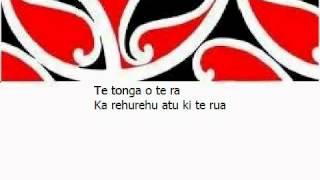 Tainui Moteatea  I Muri Ahiahi [upl. by Kcirrag]