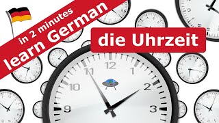 Es ist 5 vor 12  Die Uhrzeit auf Deutsch  uhrzeit [upl. by Danialah]