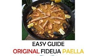 how to make an original FIDEUA paella [upl. by Cinemod]