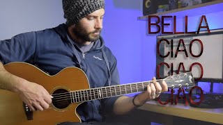 Bella Ciao Acoustic Guitar CoverLesson With TABsScores [upl. by Naesed]