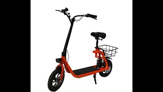 Adult big wheel electric scooterMpman TR800 350W foldable electric scooter [upl. by Nivag]