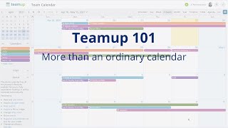 Teamup Calendar 101 [upl. by Ahsed21]