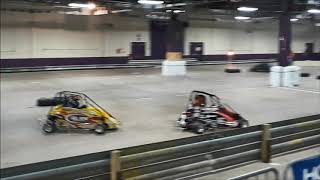 Quarter Midget Finals At the 2018 Motorama Harrisburg [upl. by Johanna]