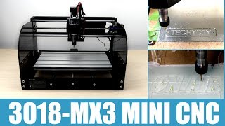 Sainsmart Genmitsu 3018MX3 Mini Cnc Build Test amp Review [upl. by Eila]