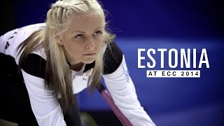 CURLING Estonia at the ECC 2014 [upl. by Ihsoyim213]