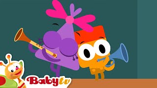 🎶 Magia musicale con i Choopies 🎻​ violino triangolo e tromba  video per bambini BabyTVIta [upl. by Anovad]