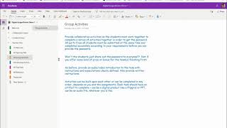 Creating Digital Escape Rooms in Virtual Space with Microsoft OneNote [upl. by Sarena]