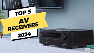 Top 5 Best Av Receivers 2024 [upl. by Eelek]