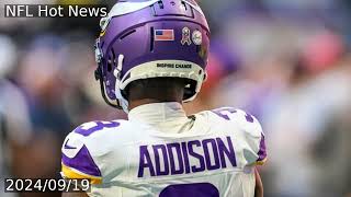 Minnesota Vikings Give Jordan Addison Injury Update [upl. by Reviel357]