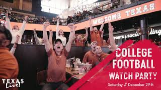 College Football Watch Parties at Texas Live [upl. by Anilys]