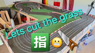 Grass for the slot track slotcars slotcarracing slotcar modelmaking hobby toys [upl. by Siward176]