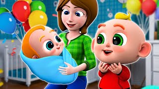 Meet Our Baby Brother👶🏻 New Baby Song  Pregnant Mom Care🤰 and More Nursery Rhymes amp Kids Songs [upl. by Aivun]