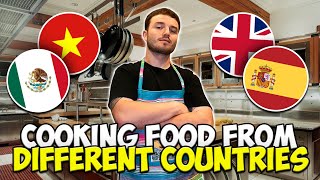 COOKING FOOD FROM DIFFERENT COUNTRIES I SHOULDNT COOK [upl. by Aggi115]