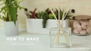 How to Make Reed Diffusers with Fragrance Oils  CandleScience Guide [upl. by Holmen222]