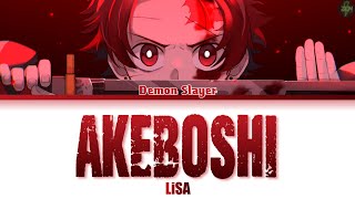 Demon Slayer Mugen Train Opening Full Akeboshi Lyrics [upl. by Kevin446]