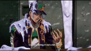 Jotaro Punches Jolyne but it’s freaking 60fps smooth [upl. by Rehpinnej]