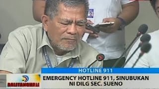 BT Emergency hotline 911 sinubukan ni DILG Sec Sueno [upl. by Annadroj288]