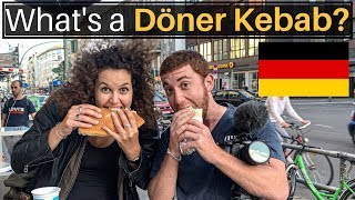 Whats a Döner Kebab 1 Street Food in BERLIN [upl. by Berkshire]