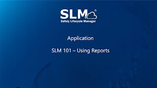 SLM101 Using Reports [upl. by Terris]