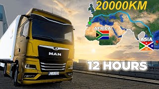 ETS2 Longest Delivery Morocco to Indonesia Africa to Asia  Euro Truck Simulator 2 [upl. by Keiko]