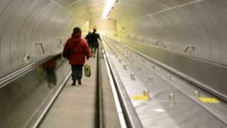 UNIQUE CNIM ESCALATOR AT BEAUDRY METRO STATION [upl. by Fulvia]