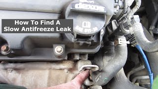 How to find a Slow Antifreeze Leak [upl. by Alger]