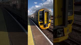 GWR 158771 Departs Eastleigh Train Station [upl. by Aitahs]