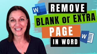 HOW TO delete extra page in Word document 5 quick fixes [upl. by Budwig877]